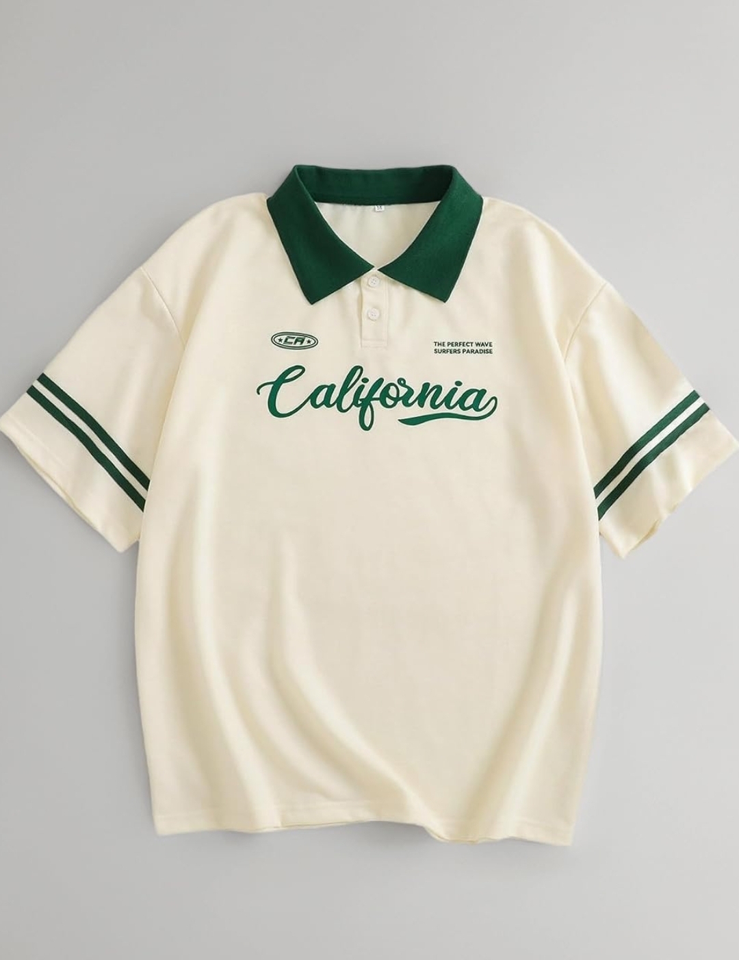 Retro Collar Polo T-Shirt